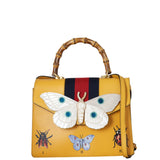 Gucci Bamboo Web Falena Moth Top Handle Bag