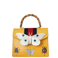 Gucci Bamboo Web Falena Moth Top Handle Bag