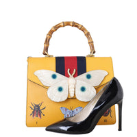 Gucci Bamboo Web Falena Moth Top Handle Bag