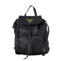 Prada Leather Drawstring Backpack