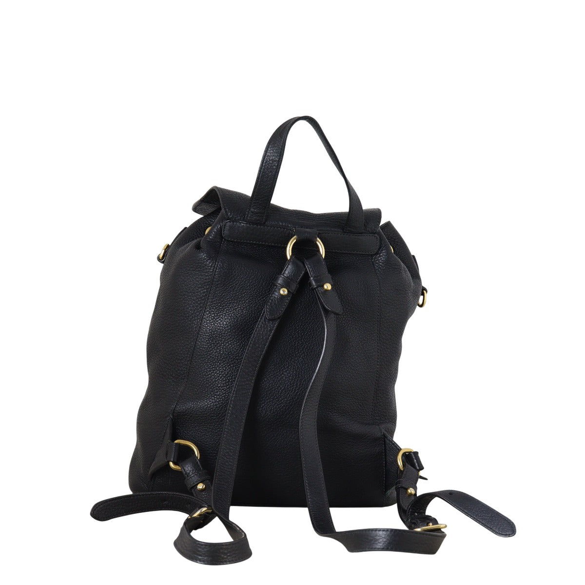 Prada Leather Drawstring Backpack