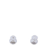 Hermes Gambade Diamond 18k White Gold Stud Earrings