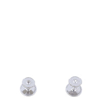 Hermes Gambade Diamond 18k White Gold Stud Earrings