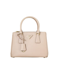 Prada Saffiano Lux Galleria Double Zip Tote Mini