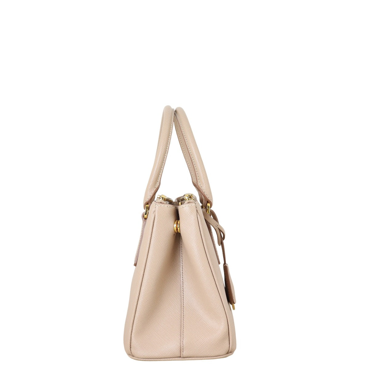 Prada Saffiano Lux Galleria Double Zip Tote Mini