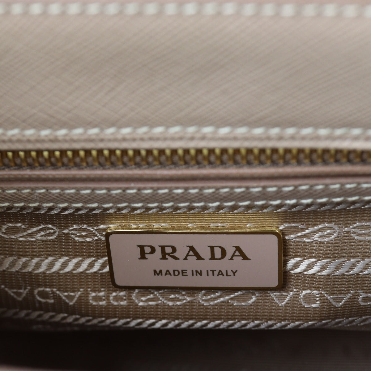Prada Saffiano Lux Galleria Double Zip Tote Mini