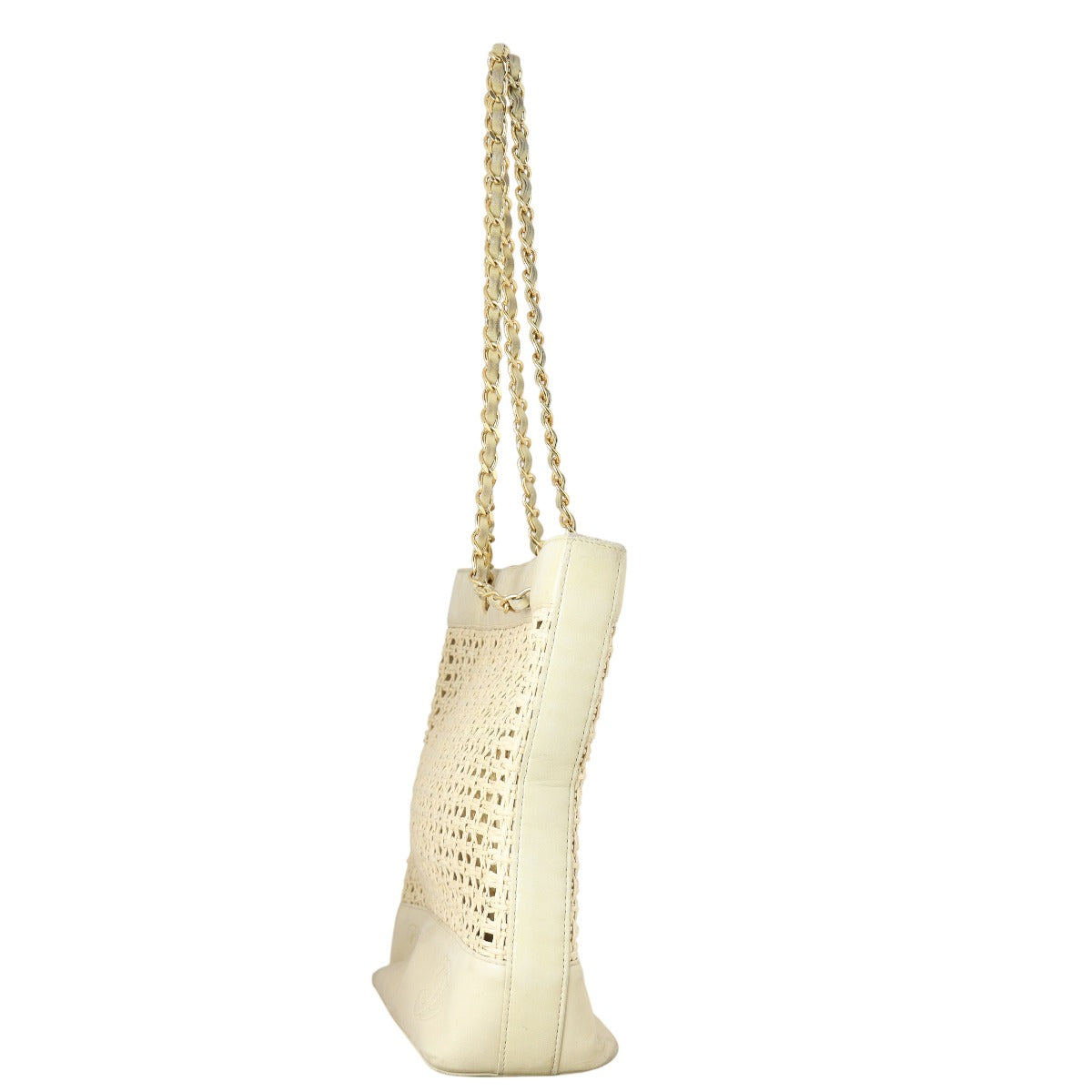 Chanel CC Raffia Tote