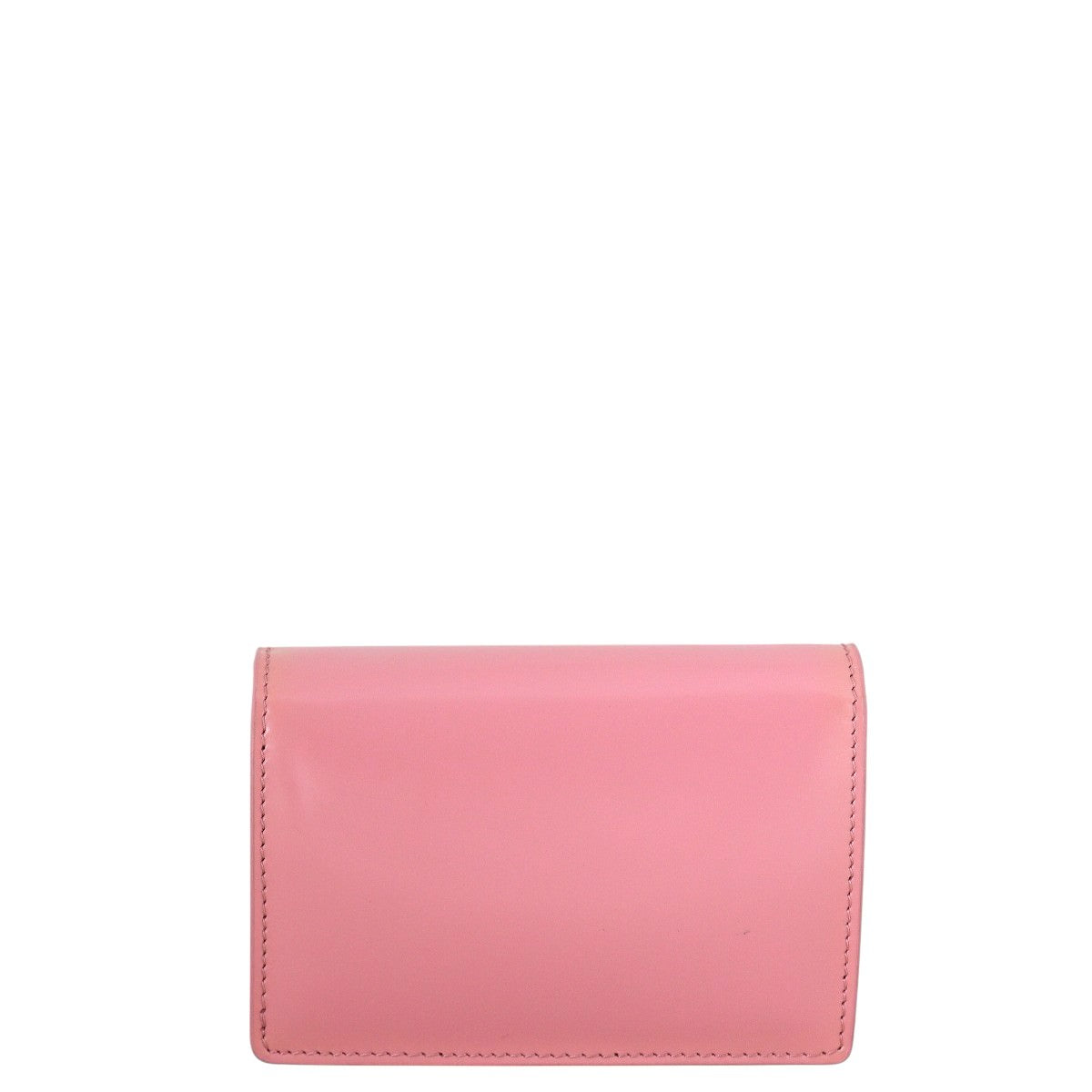 Prada Brushed Leather Chain Card Holder