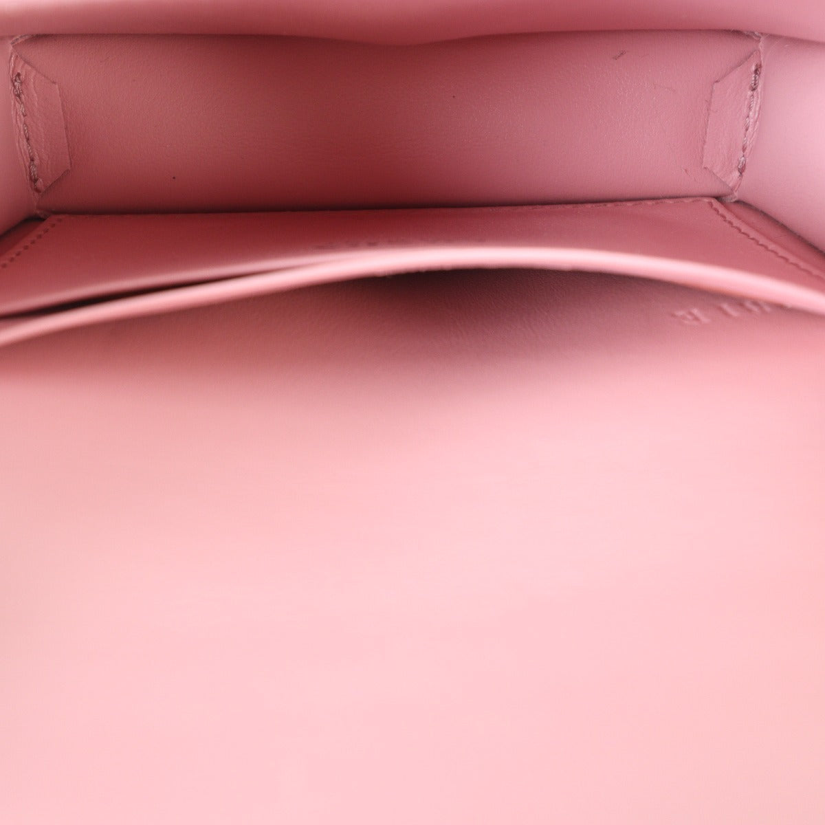 Prada Brushed Leather Chain Card Holder