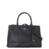 Prada Saffiano Lux Galleria Double Zip Tote Small