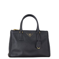 Prada Saffiano Lux Galleria Double Zip Tote Small