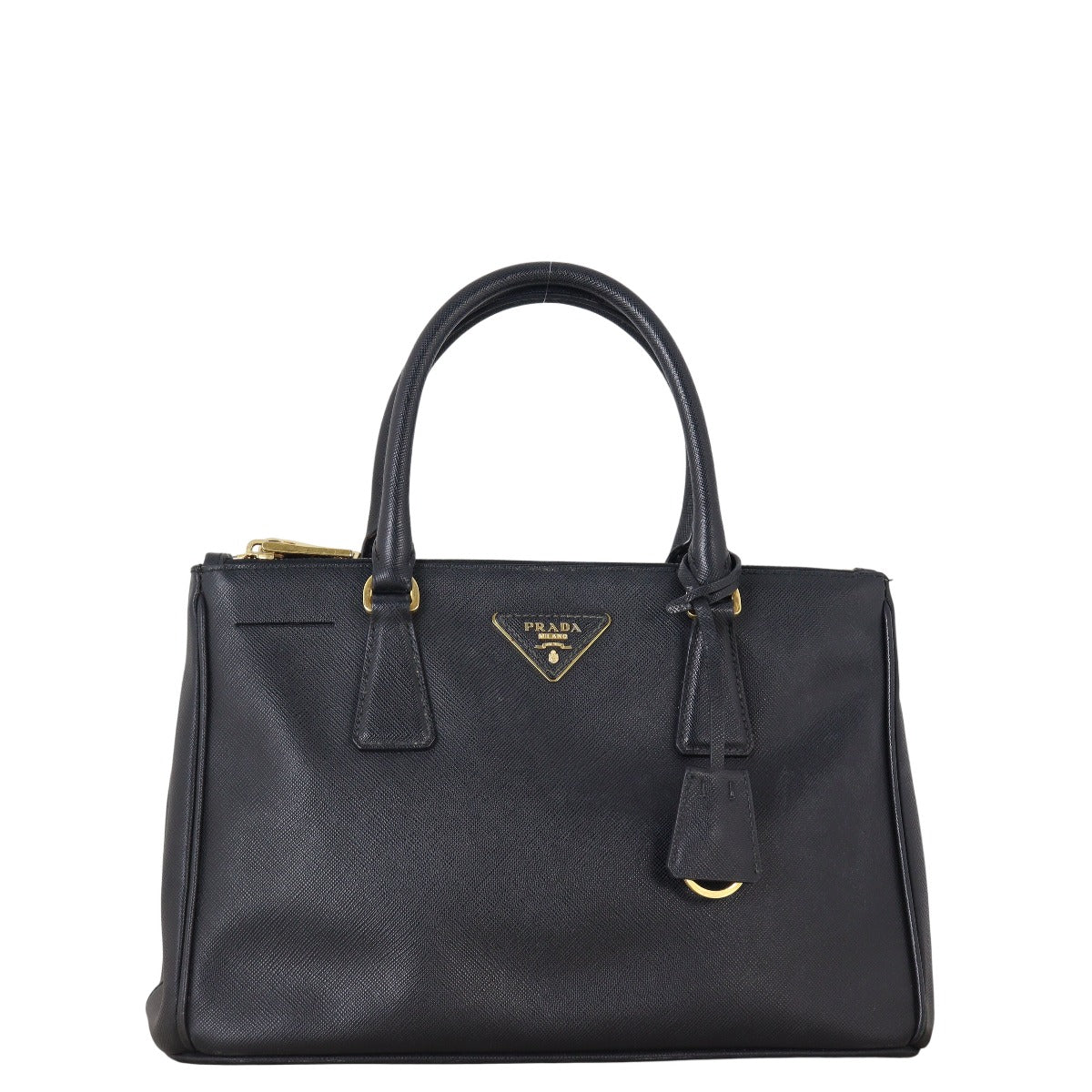 Prada Saffiano Lux Galleria Double Zip Tote Small