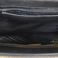Prada Saffiano Lux Galleria Double Zip Tote Small