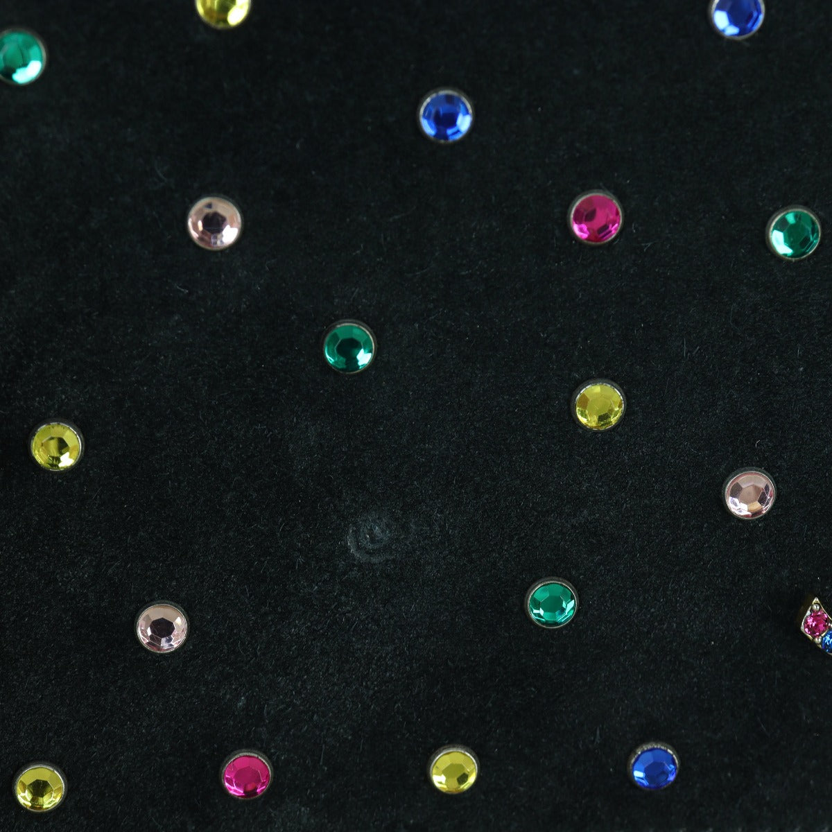 Saint Laurent Kate Chain Bag Medium Suede Crystals