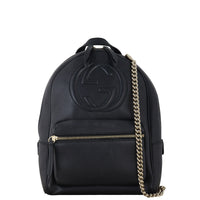 Gucci Soho Leather Chain Backpack
