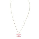 Chanel CC Crystal Pendant Necklace