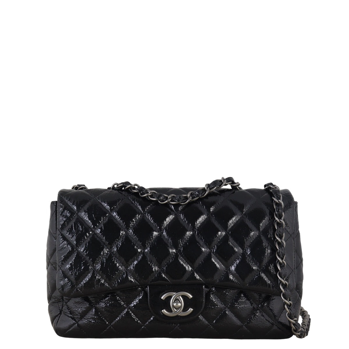 Chanel Classic Single Flap Jumbo Patent