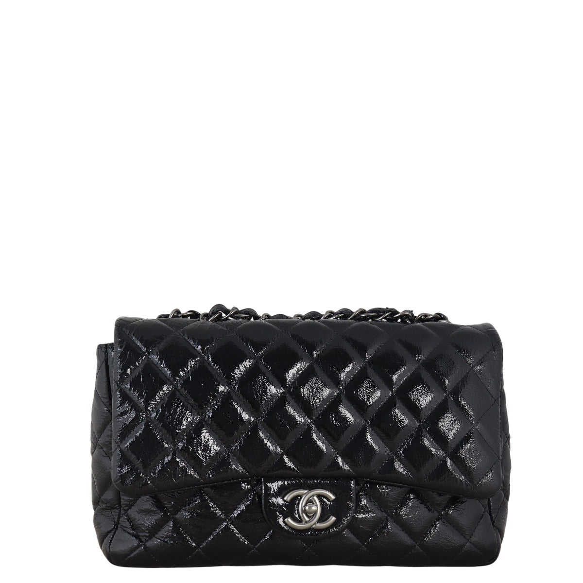 Chanel Classic Single Flap Jumbo Patent