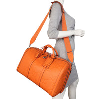 Gucci GG Embossed Duffle Bag Small