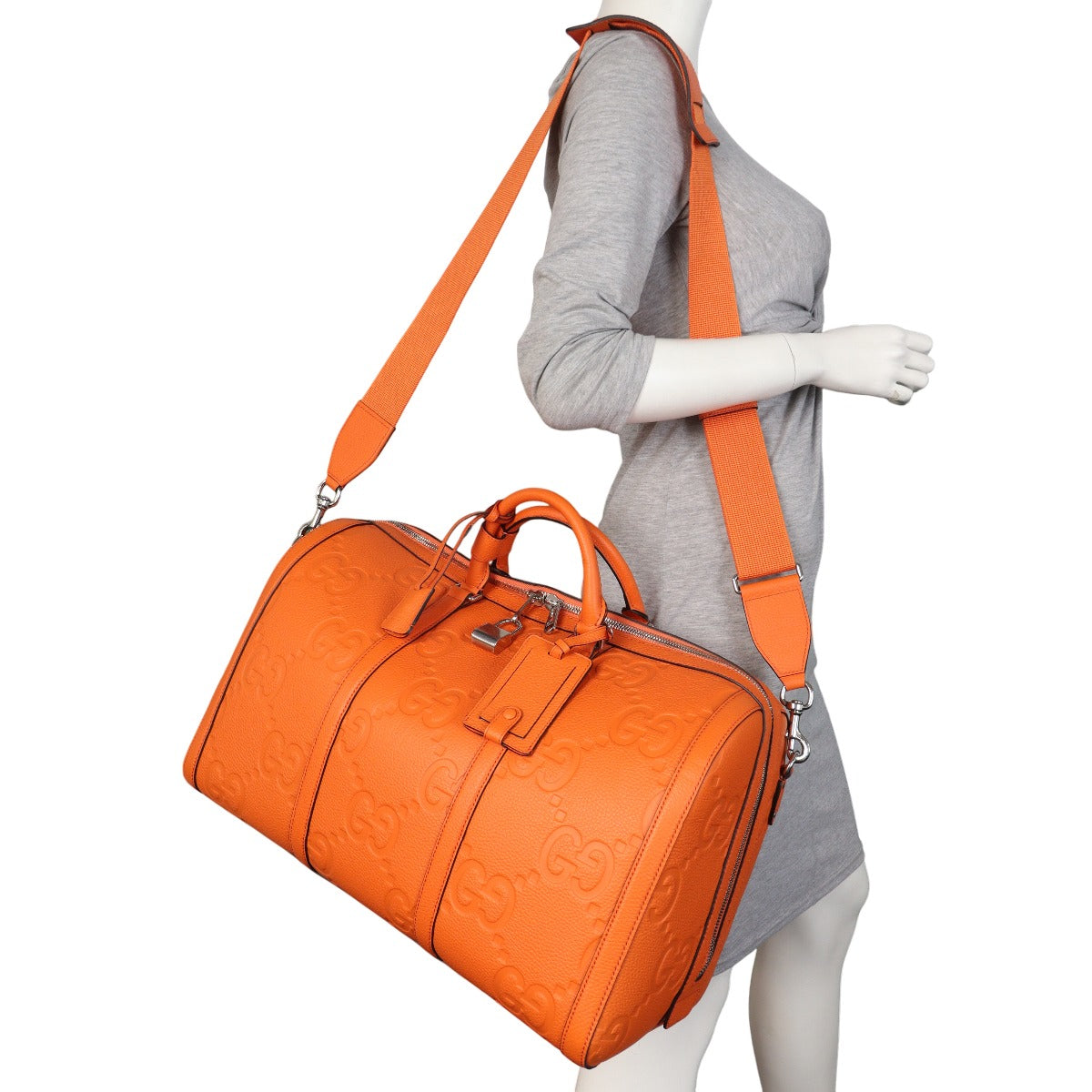 Gucci GG Embossed Duffle Bag Small