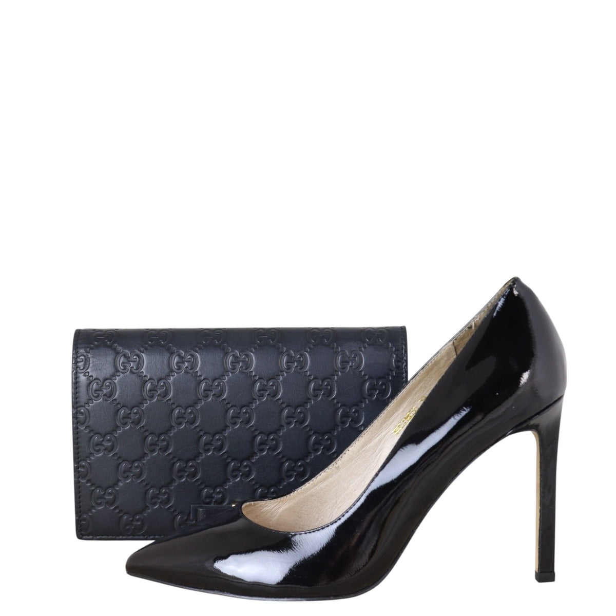 Gucci Guccissima Bow Wallet on Chain