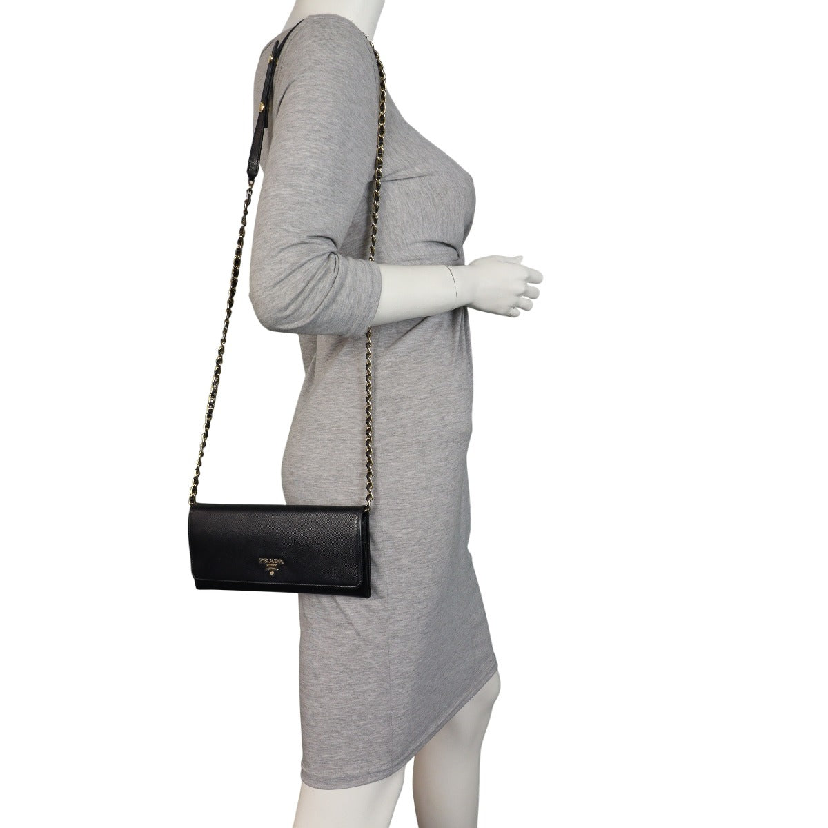 Prada Saffiano Wallet on Chain