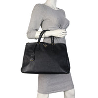 Prada Saffiano Lux Galleria Double Zip Tote Large
