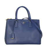 Prada Saffiano Lux Galleria Double Zip Tote Medium