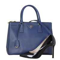 Prada Saffiano Lux Galleria Double Zip Tote Medium