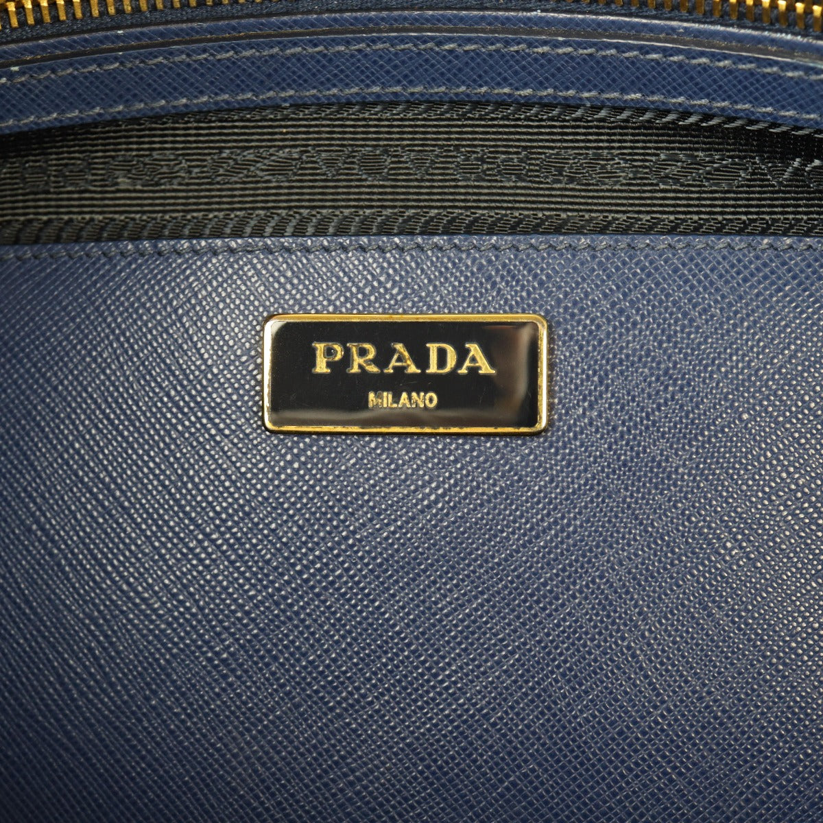 Prada Saffiano Lux Galleria Double Zip Tote Medium