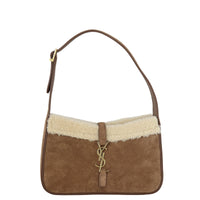 Saint Laurent Le 5 a 7 Hobo Suede Shearling