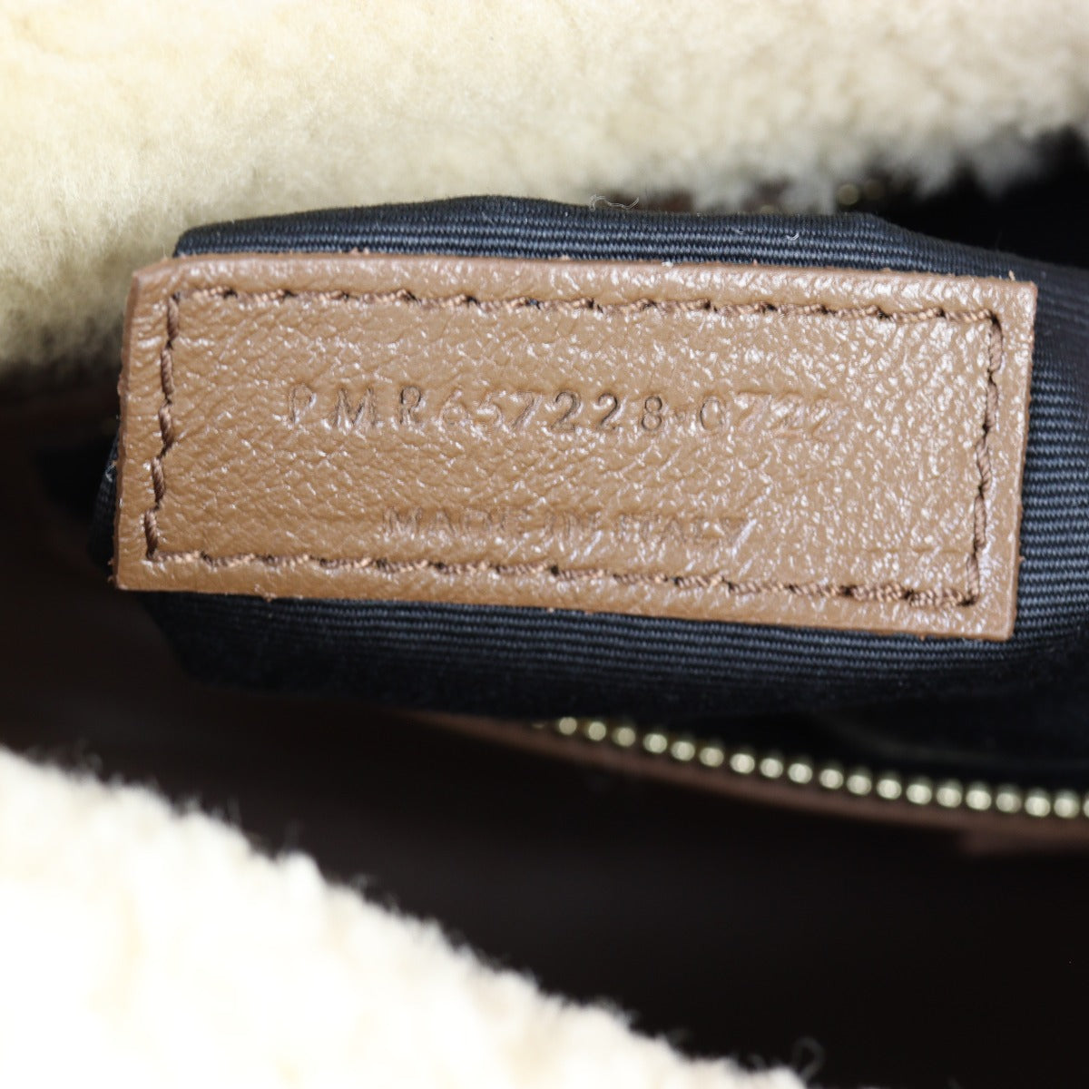 Saint Laurent Le 5 a 7 Hobo Suede Shearling