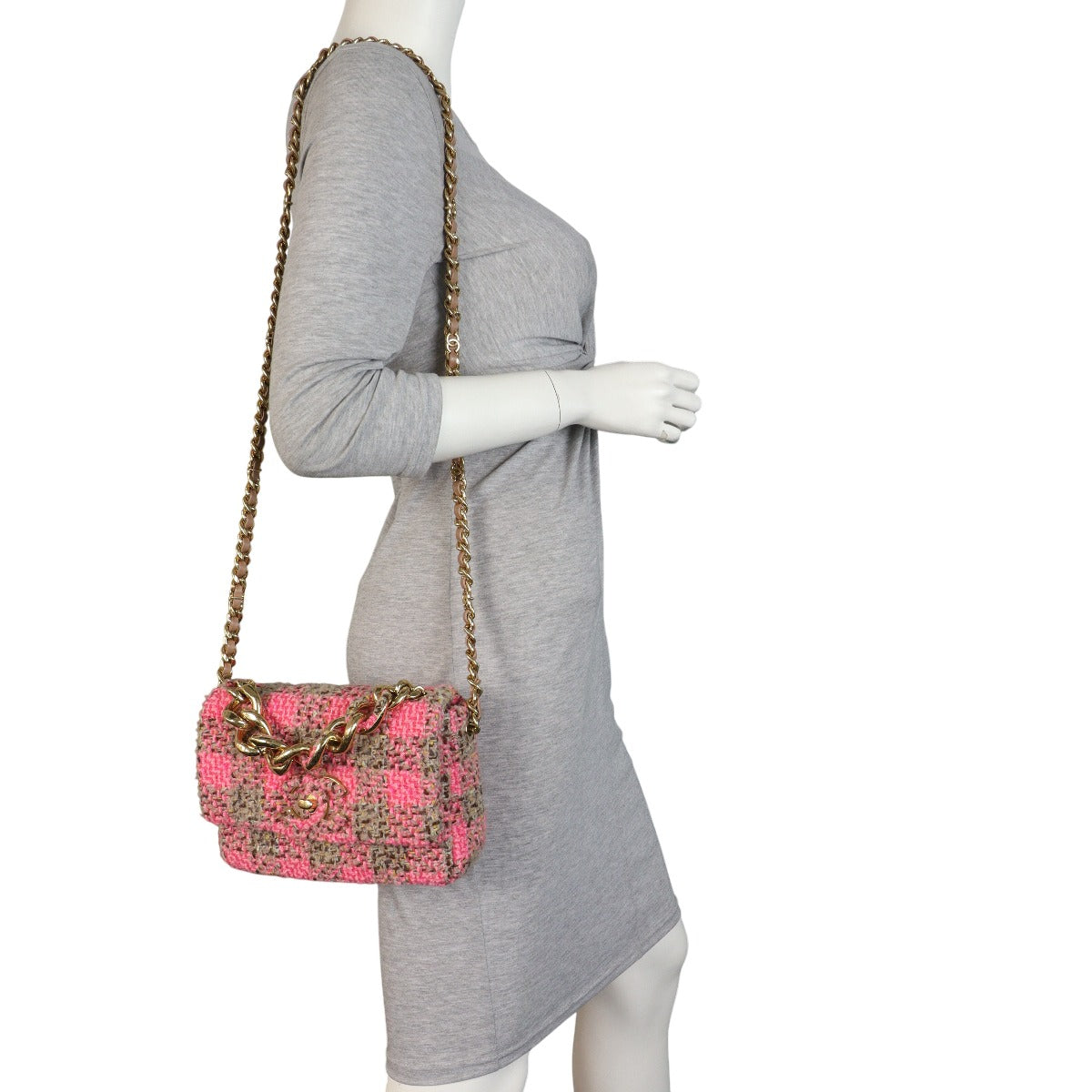 Chanel Elegant Chain Flap Tweed