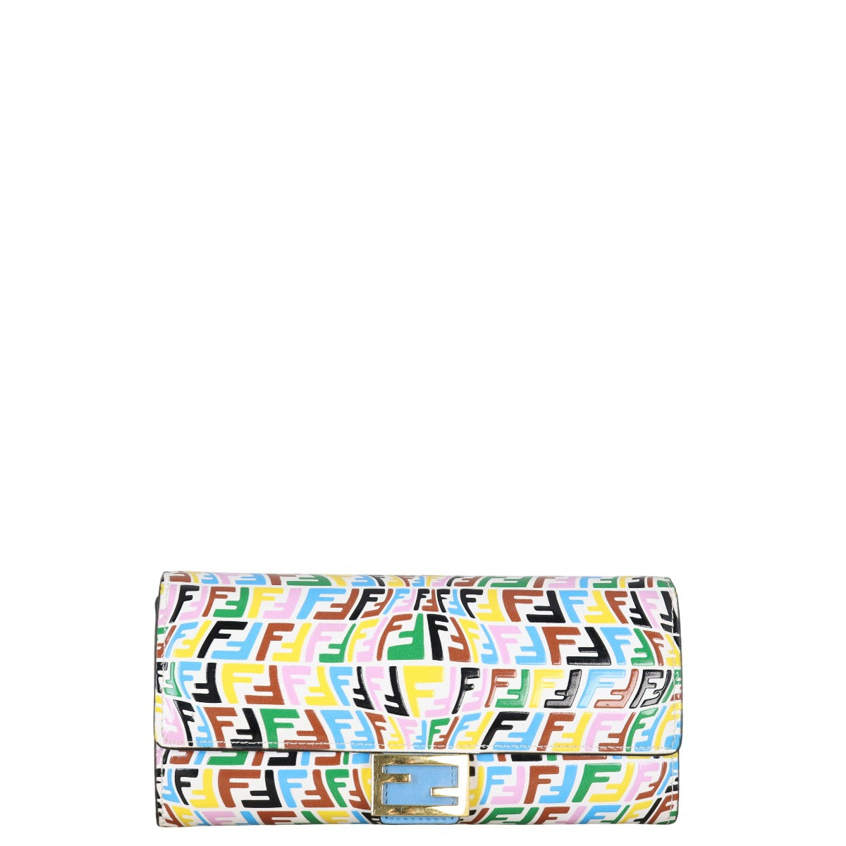 Fendi X Sarah Coleman Baguette FF Fish Eye Wallet On Chain