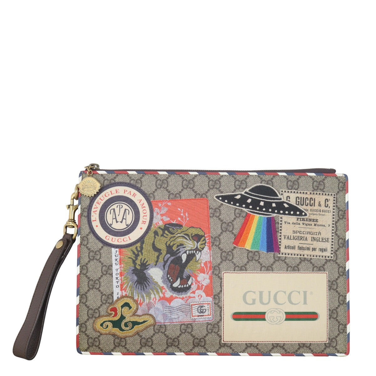 Gucci GG Supreme Courrier Pouch