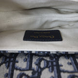 Dior Saddle Bag Mini Oblique with Embroidered Strap