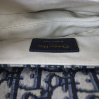 Dior Saddle Bag Mini Oblique with Embroidered Strap
