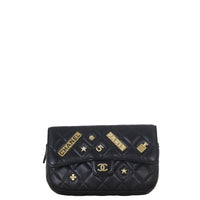 Chanel Classic Flap Phone Holder on Chain Lucky Charms