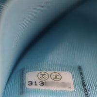 Chanel 19 Flap Card Holder on Chain Denim