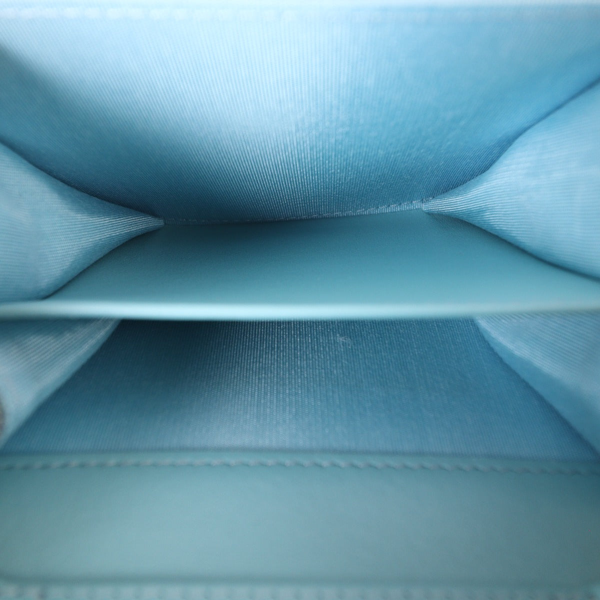 Chanel 19 Flap Card Holder on Chain Denim