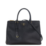 Prada Saffiano Lux Galleria Double Zip Tote Medium