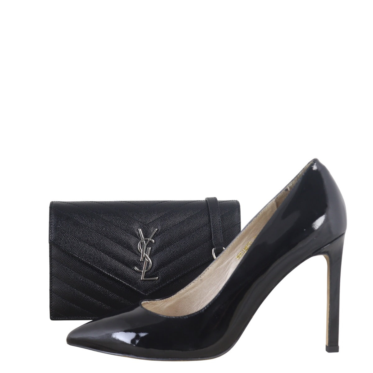 Saint Laurent Cassandre Envelope Chain Wallet