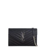 Saint Laurent Cassandre Envelope Chain Wallet