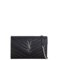 Saint Laurent Cassandre Envelope Chain Wallet