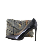 Saint Laurent Puffer Toy Chain Bag Denim