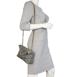 Saint Laurent Puffer Toy Chain Bag Denim