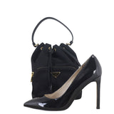 Prada Duet Tessuto Bucket Bag