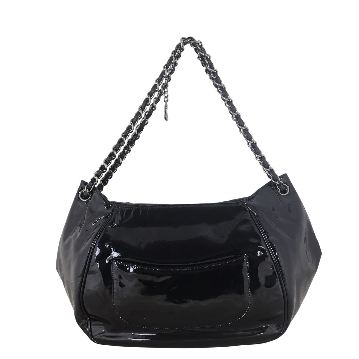 Chanel Camellia Accordion Flap Bag Patent