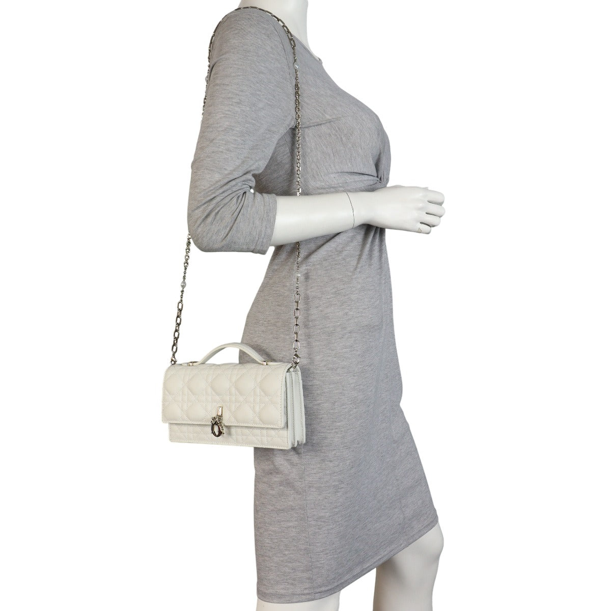 Dior My Dior Top Handle Mini Clutch on Chain