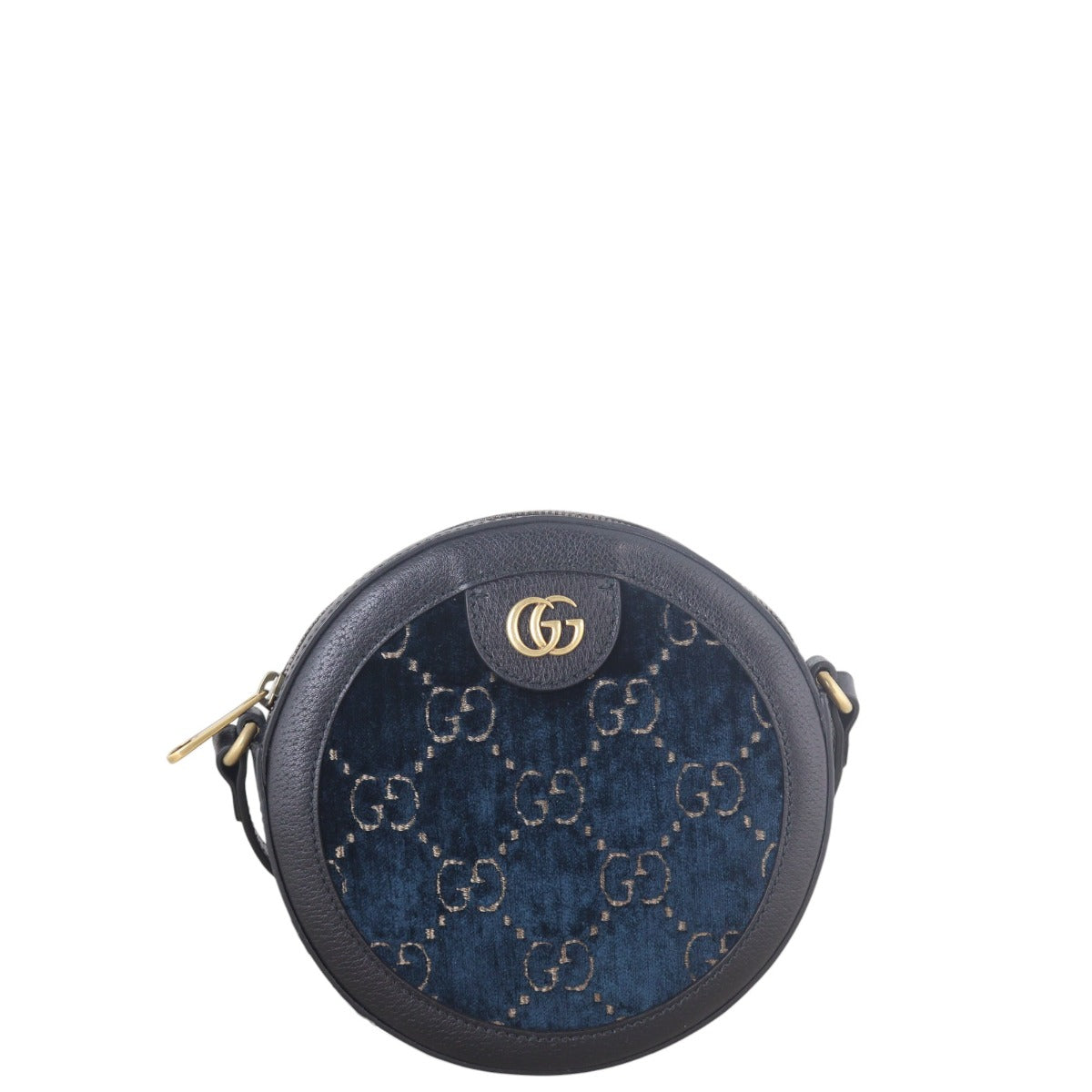 Gucci GG Velvet Round Mini Shoulder Bag